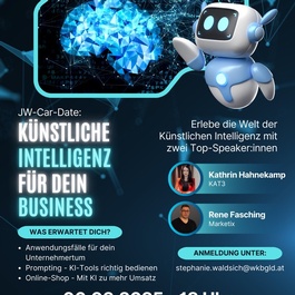 Info-Flyer zum JW-Car-Date am 6.3. - Text wie im Beitrag