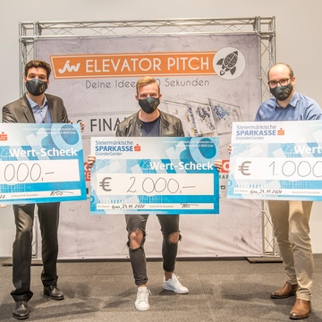 Die Sieger des Elevator Pitch 2020