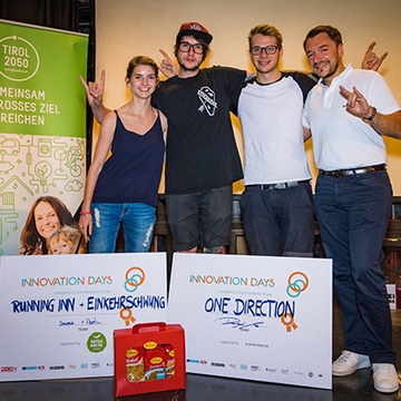 Gewinnerteam mit JW-Landesvorsitzenden Clemens Plank