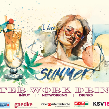 Komm zu unserem gemütlichen After Work Drink mit spannenden Inputs und Netzwerken mit UnternehmerInnen im Bezirk!