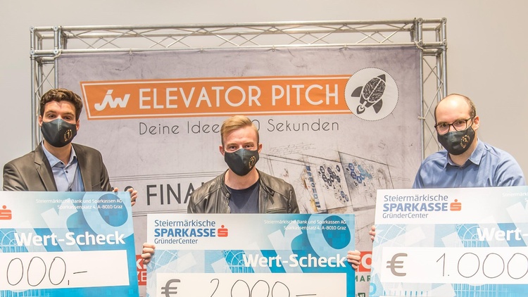 Die Sieger des Elevator Pitch 2020