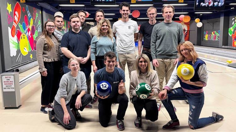 Gruppenfoto Bowling